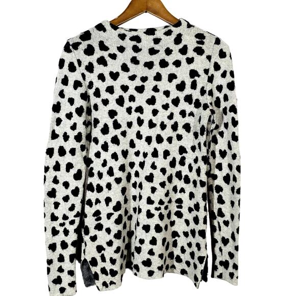 Ann Taylor LOFT Wool Blend Heart Pullover Sweater Knit Casuakl - XS - Picture 1 of 4